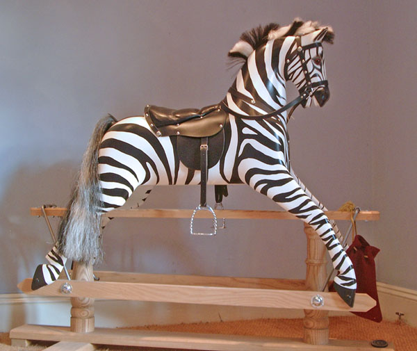 The Rocking Zebra by Ringinglow Rocking Horse Company
